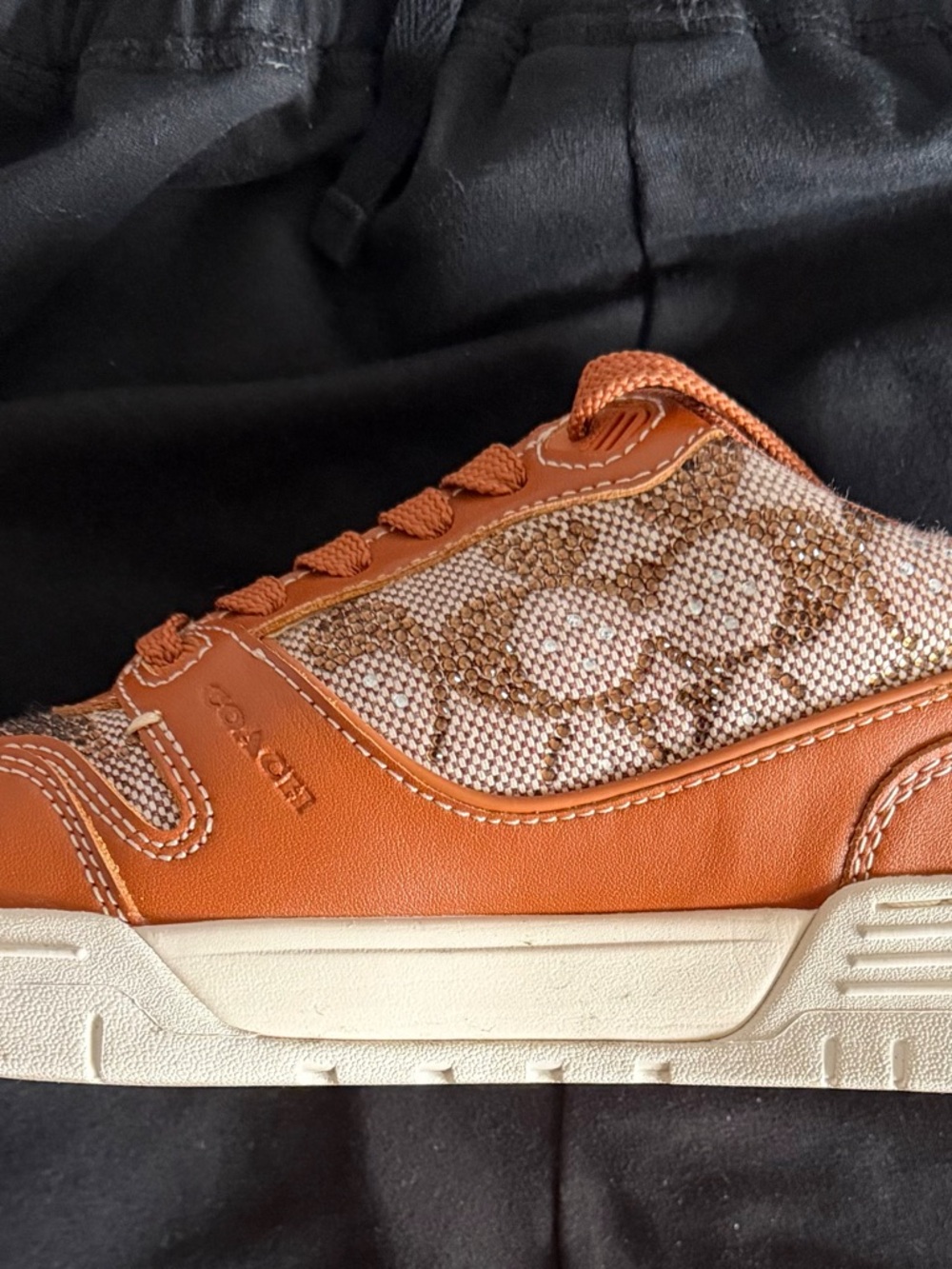 Coach Women’s Soho Sneaker Crystal Signature Jacquard - Picture 3 of 8